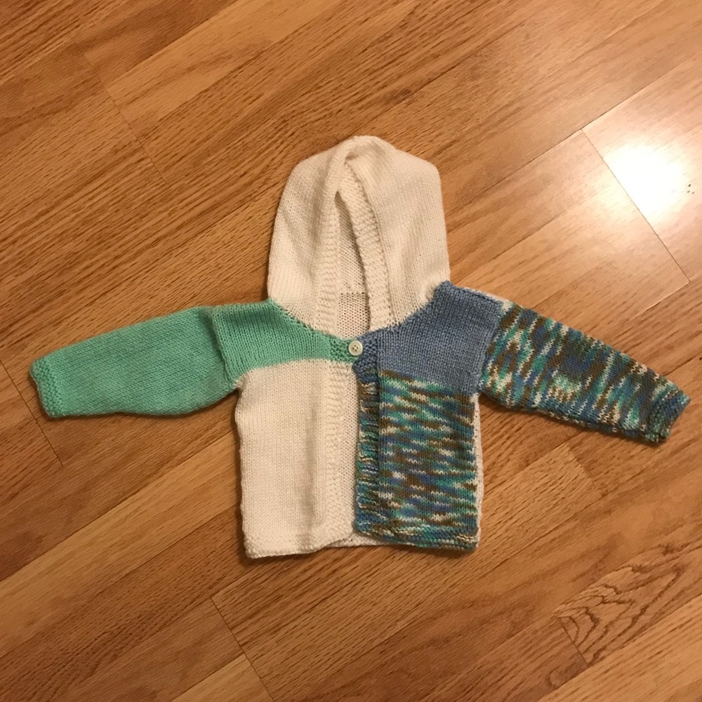 Handmade baby sweater, never worn